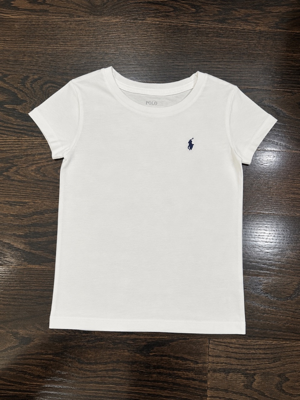 Polo by Ralph Lauren White Short Sleeve Tee with Navy Pony